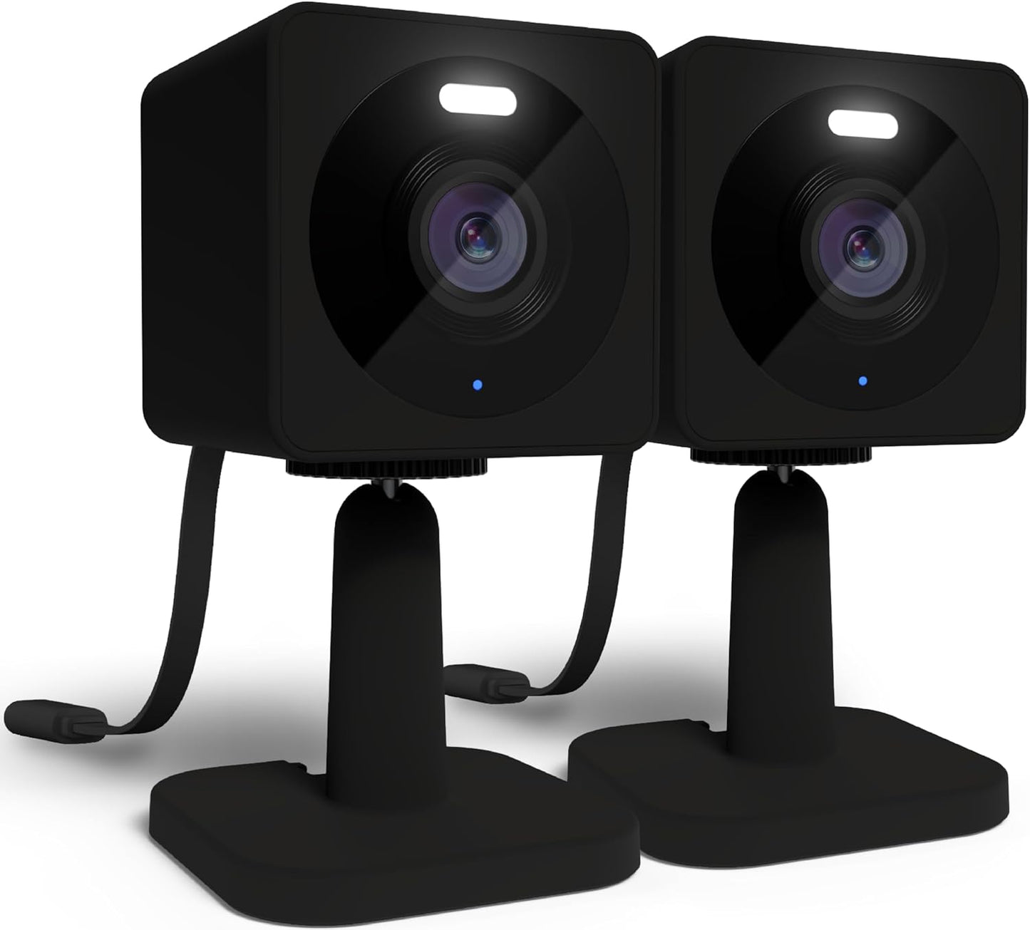 WYZE Cam OG Indoor/Outdoor 1080p WI-Fi Smart Home Security Camera with Color Night Vision, Built-in Spotlight, Motion Detection, 2-Way Audio, Compatible with Alexa & Google Assistant, Black (2-Pack)