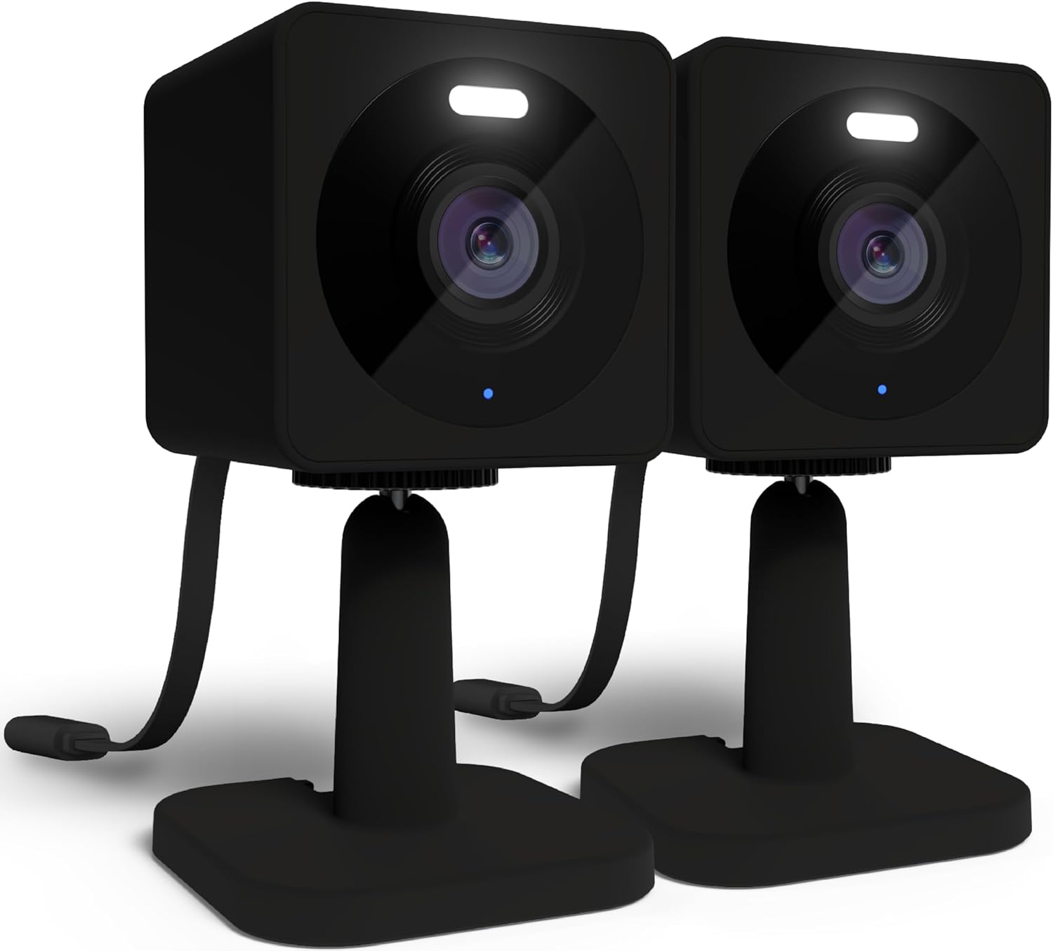 WYZE Cam OG Indoor/Outdoor 1080p WI-Fi Smart Home Security Camera with Color Night Vision, Built-in Spotlight, Motion Detection, 2-Way Audio, Compatible with Alexa & Google Assistant, Black (2-Pack)